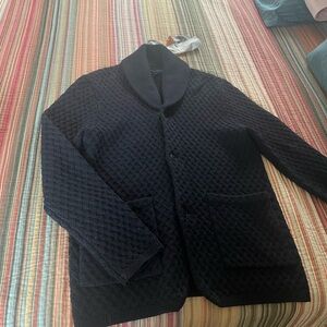 Men's Black Cardigan Sweater